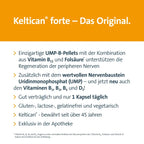 Keltican forte | Uridine Monophosphate (UMP), Vitamin B12, Folic Acid & B Vitamins | Nerve Health Support | 40 Capsules | PZN 01712263