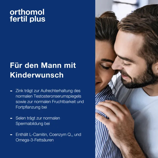 德国原装 Orthomol 家庭备孕套装 90天用量 | 备孕夫妇营养支持 | Orthomol fertil男士提高精子活力综合营养素 + Orthomol Natal女士备孕综合营养素 | PZN 2166756 + 17206467