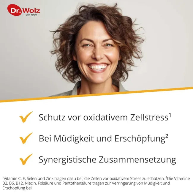 Zell Oxygen® ZYM anti-aging | Enzyme Yeast Cells + Antioxidant Vitamins, CoQ10 & Beta-Glucans | 14-Day Pack | PZN 02729751