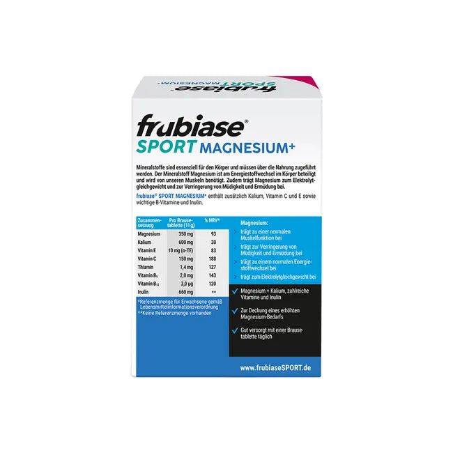 Frubiase 镁加泡腾片，20 片 PZN 02833709