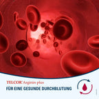Telcor Arginin Plus 120 Film-Coated Tablets | Premium L-Arginine + Vitamin B6, B12 & Folic Acid | Vascular Nutritional Support | Vegan Made in Germany PZN 03104734