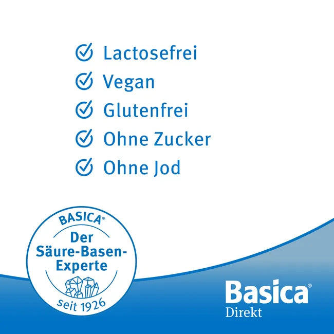 Basica Direkt Double Pack 2 × 30 Sticks | Acid-Base Balance | Magnesium, Calcium, Zinc & Trace Elements | Lemon-Flavored Microgranules | PZN 03216769