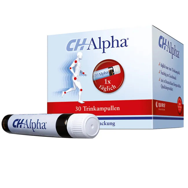 CH-Alpha 关节饮用安瓿 30 支，含 10 克胶原蛋白和维生素 C PZN 03675224