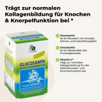Avitale Glucosamine 500 mg & Chondroitin 400 mg | Vitamin C & Selenium | Cartilage, Bone & Joint Nutrition | 180 Capsules | PZN 04471104