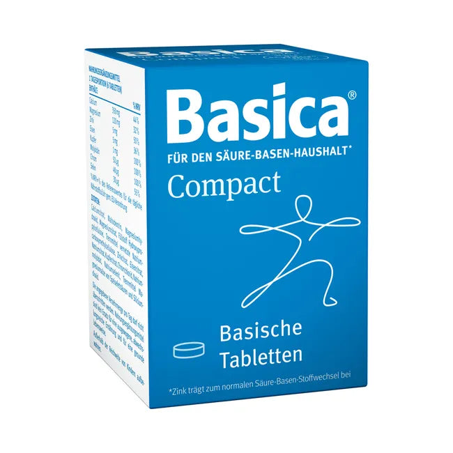 Basica Compact Tablets 360 Tablets | Acid-Base Balance Support with Essential Minerals & Trace Elements | PZN 04787669