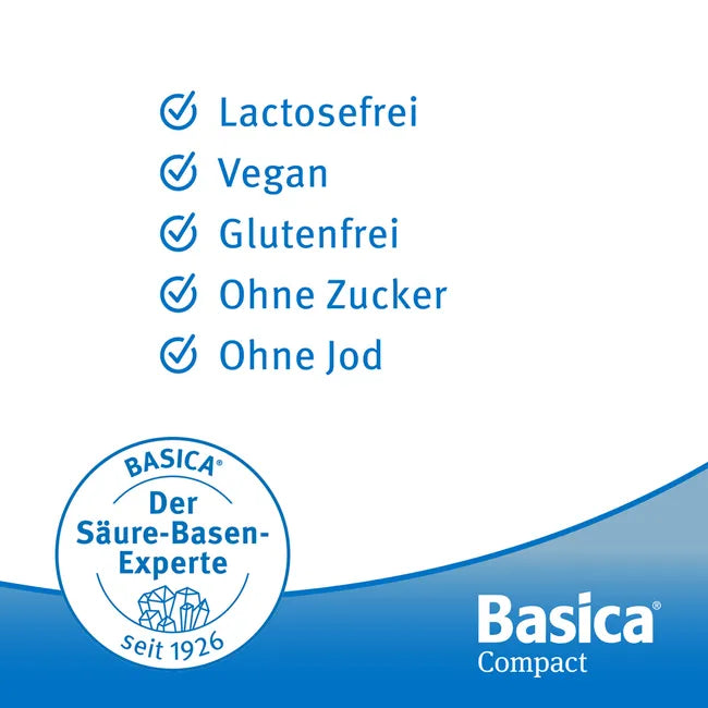 Basica Compact Tablets 360 Tablets | Acid-Base Balance Support with Essential Minerals & Trace Elements | PZN 04787669