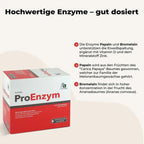 ProEnzym ProEnzym | Gastro-Resistant Enzyme Complex | Papain, Bromelain, Pancreatin, Rutin + Vitamin D3 & Zinc | 810 Tablets | PZN 05880514