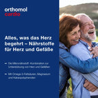 Orthomol Cardio | Heart Function with Omega-3, Magnesium, CoQ10 & L-Carnitine | 30 Daily Portions | PZN 05919239