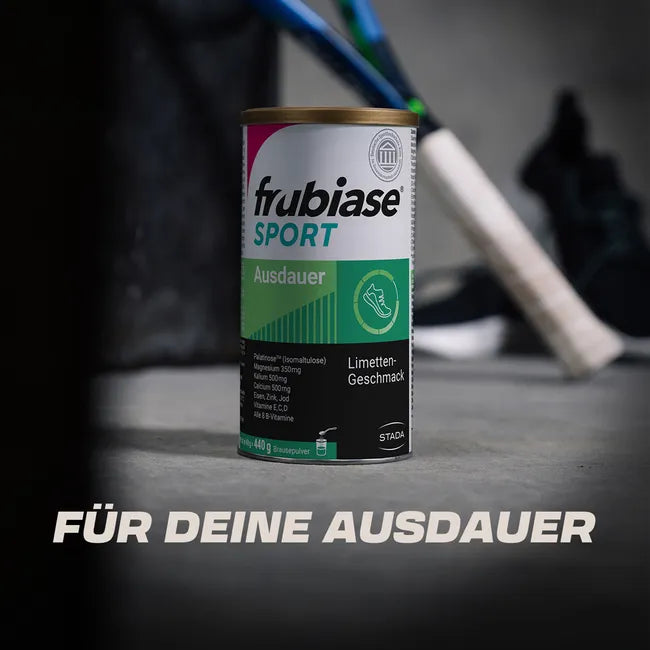 frubiase SPORT AUSDAUER 440g | Endurance Sports Drink Powder | Palatinose™, Magnesium, Calcium, Vitamin C & B Vitamins | Lime Flavor| PZN 07314463