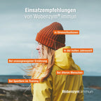 Wobenzym Immun Gastro-Resistant Tablets 240 Count | Beta-Glucans, Bromelain, Papain, Vitamins C, D & E | Zinc & Selenium | Immune System Support | Made in Germany | PZN 07368648