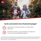 Cholesterinreduktion Dr. Wolz Twin Pack 448g | 2 × 224g Oat Beta-Glucans, Plant Sterols & B Vitamins | Natural Cholesterol Support | PZN 07619582