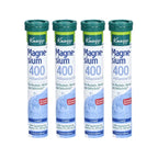 Kneipp Magnesium 400 + Vitamins C & E | Muscle, Nerve & Cell Protection Support | 4 × 15 Effervescent Tablets | 60 Tablets | PZN 06089449