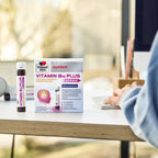 Doppelherz System Vitamin B12 Plus Energy | 500 μg B12 + Caffeine, Choline, B1 & B5 | 30 × 25 ml | PZN 09071361