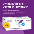 SymbioLact Pur Hypoallergenic Probiotic 90 Sachets | 2 Live Probiotic Strains | Up to 10 Billion CFU + Inulin & Biotin | PZN 09205146