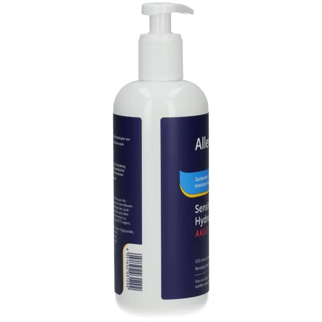 ALLERGIKA Hydrolotio Sensitive AKUT | 2% Polidocanol + 10% Glycerin for Dry, Itchy & Irritated Skin | Neurodermatitis-Prone Skin | 500 ml | PZN 09264315