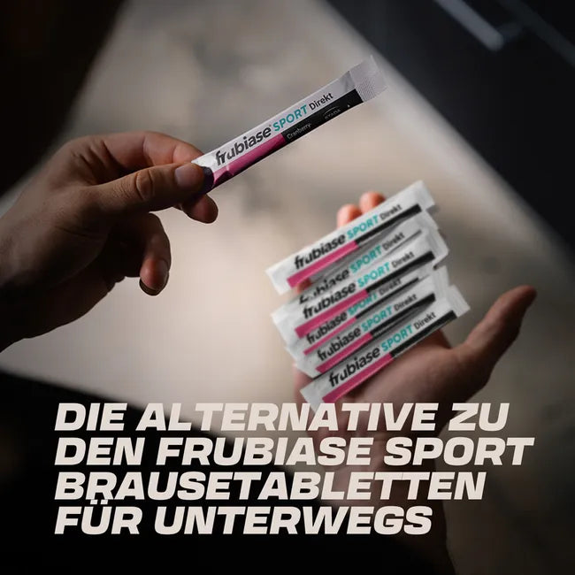 frubiase SPORT DIREKT 18 Stick Packs | Sports Direct Granules | Magnesium, Calcium, Vitamin C & B Vitamins | Cranberry Flavor | PZN 09702028