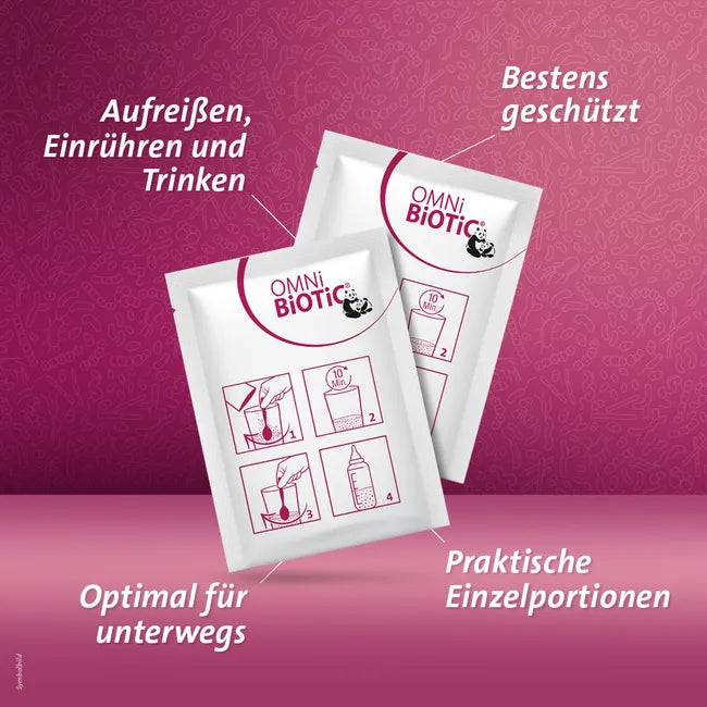 OMNi-BiOTiC PANDA 60 Sachets | Baby & Pregnancy Probiotic | 4 Live Bacterial Strains | 3 Billion CFU | PZN 09927371