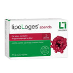 lipoLoges Omega-3 Fish Oil, Perilla Seed Oil, Red Grape Extract & Vitamin E | Cholesterol & Triglyceride Support | 180 Capsules | PZN 12452256
