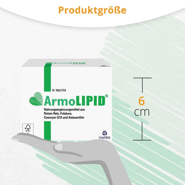 ArmoLIPID | Red Yeast Rice with Monacolins, Folic Acid, CoQ10 & Astaxanthin | 90 Tablets | PZN 12477635
