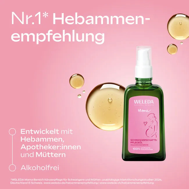 Elevit Pregnancy & Breastfeeding Ultimate Care Bundle | Elevit 2 + Elevit 3 + Weleda Pregnancy Body Oil + Weleda Breast Massage Oil | Complete Maternity Care | Made in Germany