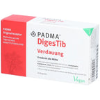 PADMA DigesTib | Pomegranate, Galangal, Long Pepper, Cardamom & Calcium | Digestive Enzyme Support | Vegan | 60 Capsules | PZN 13162307
