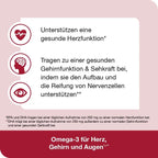 omega3-Loges® plus Astaxanthin | High-Dose Omega-3 EPA & DHA + Natural Astaxanthin | Heart, Brain & Vision Support | 60 Capsules | PZN 13360042