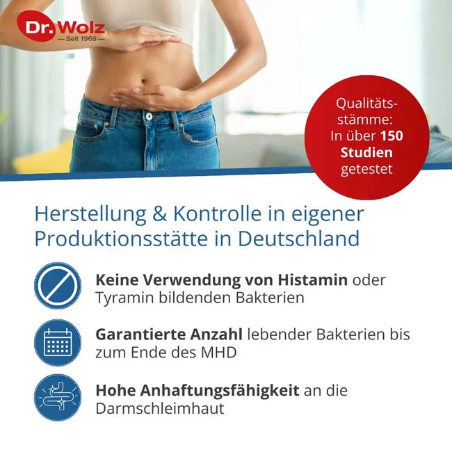 Dr. Wolz Darmflora 乳酸菌+复合营养素胶囊 40 粒，PZN 13839419 加强型