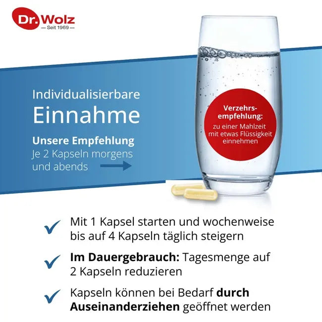 Dr. Wolz Darmflora Plus Select Intens | 22 Probiotic Bacterial Strains + B Vitamins | Gastro-Resistant | 40 Capsules | PZN 13839419