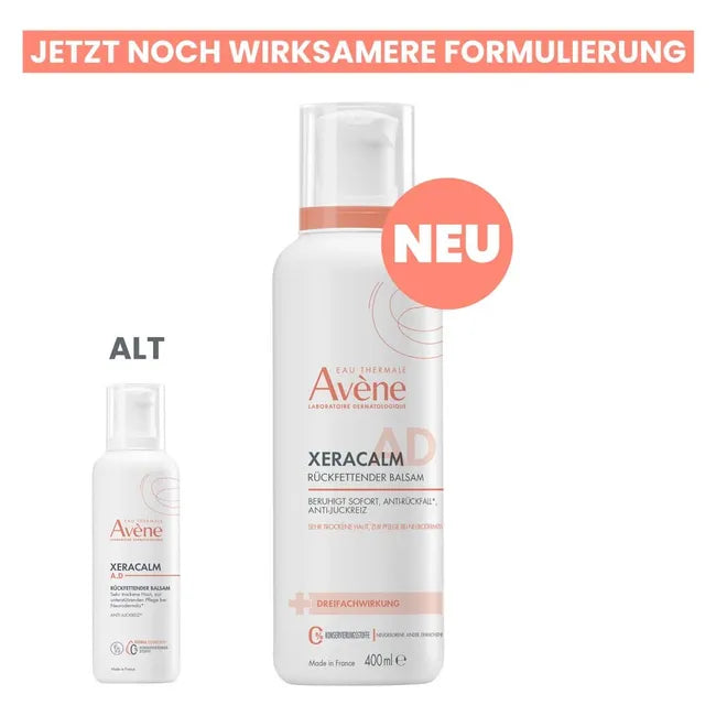 Avène XeraCalm A.D Lipid-Replenishing Balm | Very Dry, Itchy & Atopic-Prone Skin | Face & Body | From Birth | Fragrance-Free | 400 ml | PZN 13883685