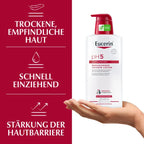 Eucerin pH5 Light Lotion 400ml | Lightweight Daily Body Lotion for Sensitive, Normal to Dry Skin | pH Balance System & Dexpanthenol | PZN 13889268