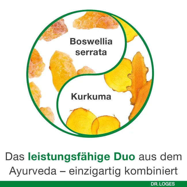 curcumin-Loges plus Boswellia 120 Capsules | High-Bioavailability Curcumin, Boswellia & Vitamin D3 | Joint & Mobility Support | PZN 14037248