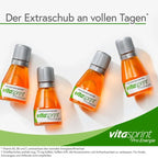 Vitasprint® Pro Energie | 75 mg Caffeine + Ginseng, Guarana & B Vitamins for Concentration & Energy | 24 Drinking Bottles | PZN 14050266