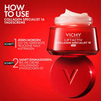 Vichy Liftactiv Collagen Specialist 16 Day Cream 50ml | Anti-Aging Moisturizer with Collagen Peptides, Niacinamide & Vitamin Cg | PZN 14060537