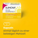 EUNOVA D3 + K2 DuoProtect 4,000 IU | Vitamin D3 100 μg + Vitamin K2 80 μg | Immune & Bone Support | 90 Capsules | PZN 14133561