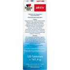 Doppelherz® aktiv Magnesium 400 + B1 + B6 + B12 + Folic Acid | Muscles, Nerves & Energy | 120 Tablets | PZN 16350185