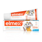 elmex Baby Oral Care Set 0–2 Years | 3× Baby Toothpaste 50 ml + Learning Toothbrush | First Milk Teeth | PZN 16783375 + 01561249