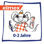 elmex Baby Oral Care Set 0–2 Years | 3× Baby Toothpaste 50 ml + Learning Toothbrush | First Milk Teeth | PZN 16783375 + 01561249