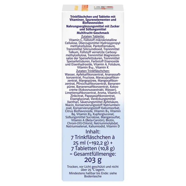 Doppelherz® system ORTHOPRO IMMUN DUO | 21 Micronutrients + 1000 mg Vitamin C for Immune Support | 7 Daily Portions | PZN 16852432