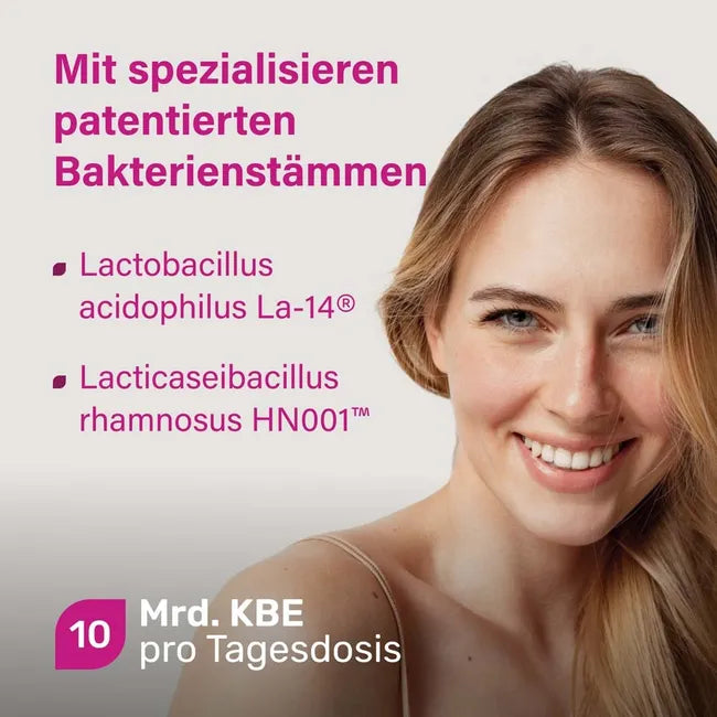 nupure Probaflor Lacto Intim 20 Delayed-Release Capsules | Women's Vaginal Flora Probiotic | 2 Clinically Studied Lactobacillus Strains | 10 Billion CFU | Biotin | PZN 16872328
