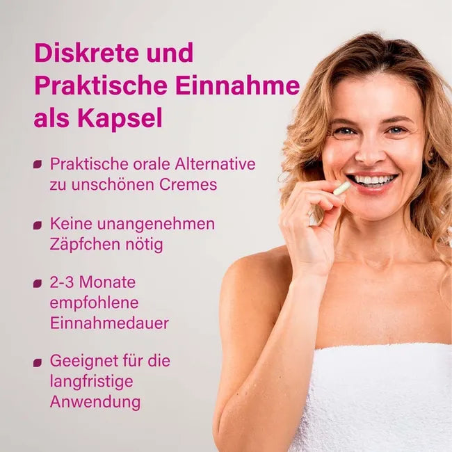 nupure Probaflor Lacto Intim 20 Delayed-Release Capsules | Women's Vaginal Flora Probiotic | 2 Clinically Studied Lactobacillus Strains | 10 Billion CFU | Biotin | PZN 16872328