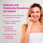 nupure Probaflor Lacto Intim 20 Delayed-Release Capsules | Women's Vaginal Flora Probiotic | 2 Clinically Studied Lactobacillus Strains | 10 Billion CFU | Biotin | PZN 16872328