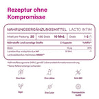 nupure Probaflor Lacto Intim 20 Delayed-Release Capsules | Women's Vaginal Flora Probiotic | 2 Clinically Studied Lactobacillus Strains | 10 Billion CFU | Biotin | PZN 16872328