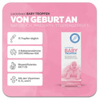 Baby Probiotic Drops with Vitamins A D3 E – Infant Gut & Immune Support – Lactobact Baby 15ml PZN 17166756