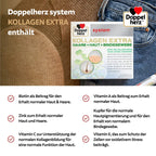 Doppelherz System Collagen Beauty Duo Set | KOLLAGEN BEAUTY (PZN 13332904) + KOLLAGEN EXTRA (PZN 17215437) | 60 Drinking Vials | Hair, Skin & Connective Tissue Support | Made in Germany