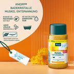 Kneipp Muscle Relaxation Bath Crystals | Arnica, Rosemary & Natural Essential Oils | Warming Bath Salts | 600 g | PZN 17443090