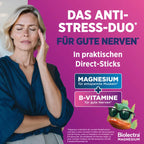 Biolectra® Magnesium 400 mg Nerves & Muscles Vital | Magnesium + B Vitamins | 60 Direct Sticks | PZN 19150883