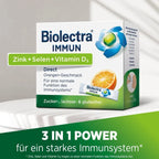德国原装Biolectra提高免疫力直服颗粒 60袋 PZN 17605599 锌 硒 维生素D3