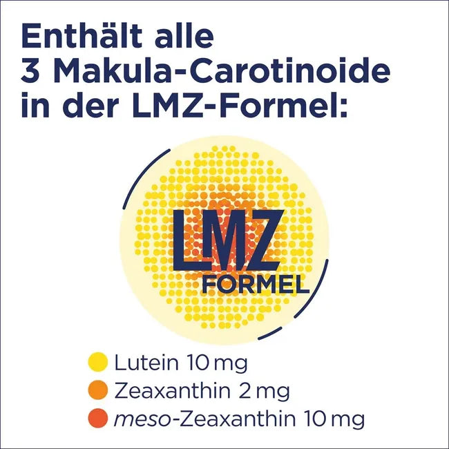 MacuShield Original+ | Eye Health with Lutein, Meso-Zeaxanthin & Zeaxanthin | LMZ Formula | 90 Capsules | PZN 17868961