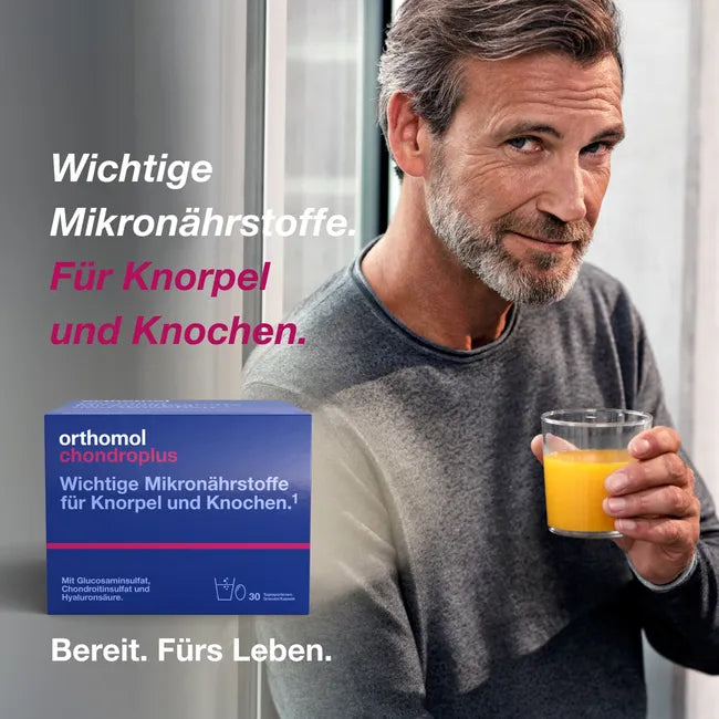Orthomol Complete Mobility Support Bundle | Joint, Bone & Connective Tissue Formula | Chondroplus + Osteo + Tendo | 30-Day Premium Pack