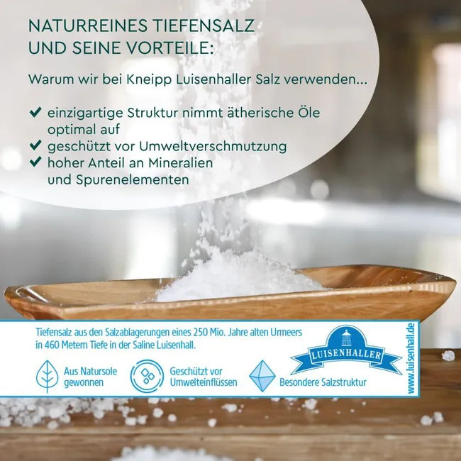 Kneipp Muscle Active Bath Crystals | Juniper, Eucalyptus & Rosemary Essential Oils | Vegan | 600 g | PZN 18060178